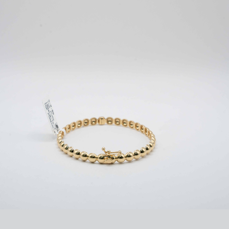 Gold Bead Bangle, (Gold Ball bangle)