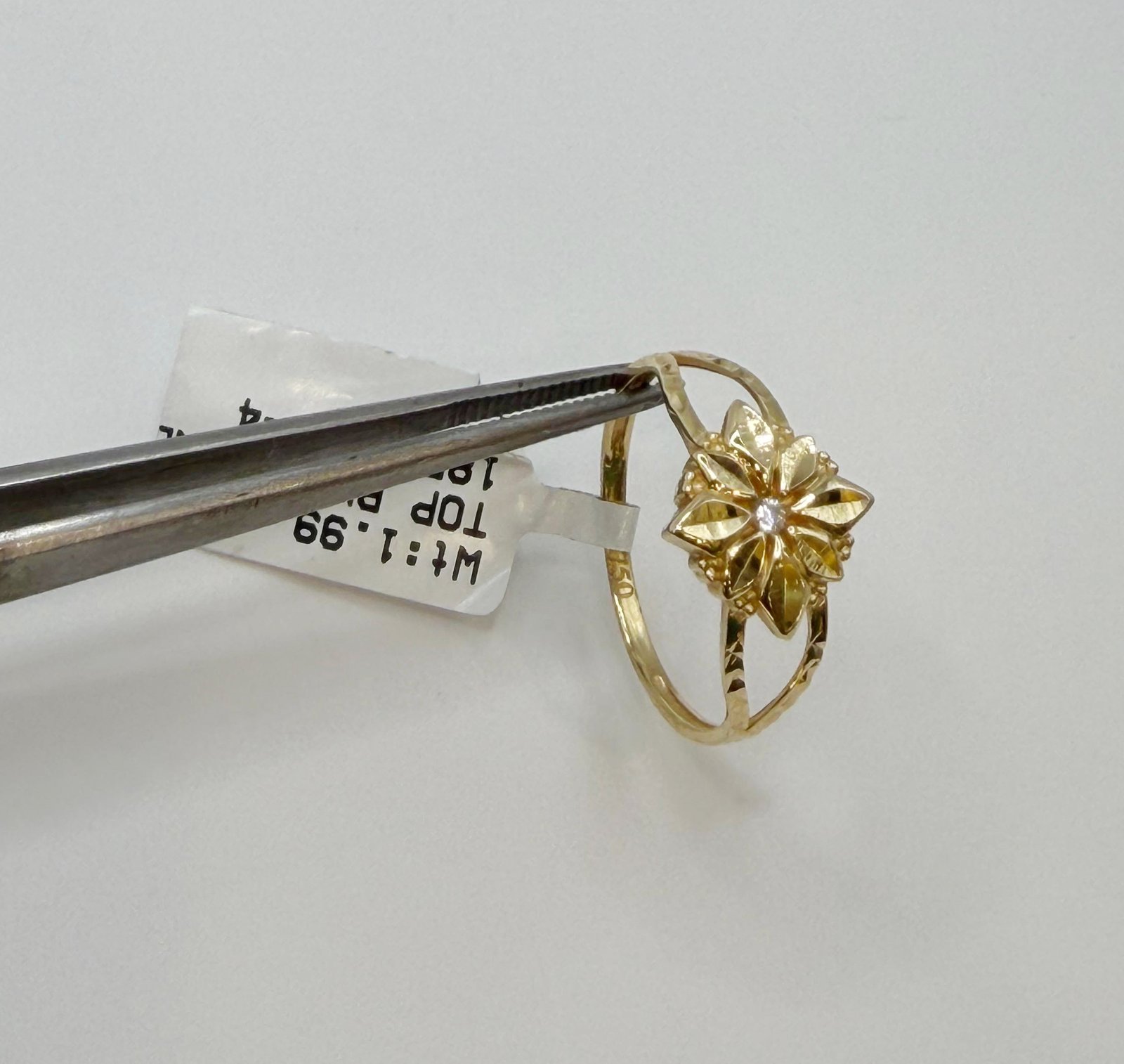 Yellow Gold Floral Ring