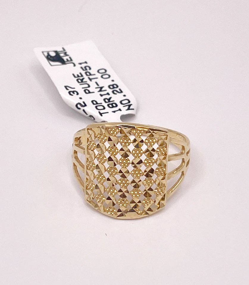 Yellow Gold Dome Ring