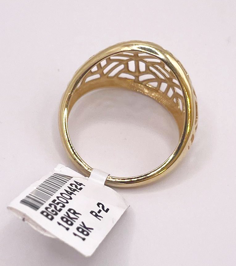 Yellow Gold Dome Ring - Image 4