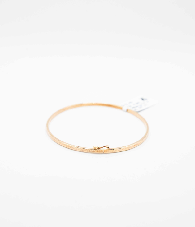 Textured Gold Bangle