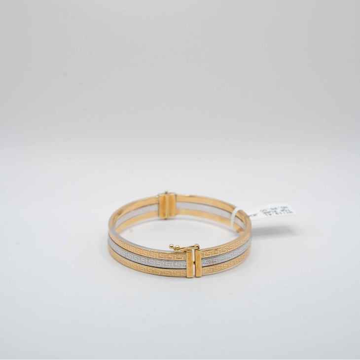 Triple band Two tone bangle